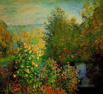 モンジェロン・クロード・モネのオシュデの庭園 Oil Paintings